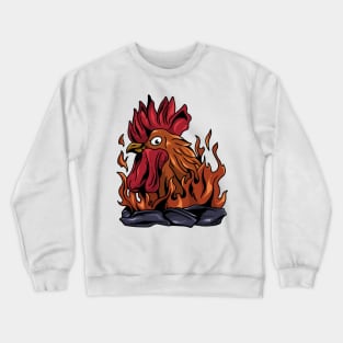 Chicken burn Crewneck Sweatshirt